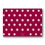 Burgundy Banners & Dots Holiday Photo Card