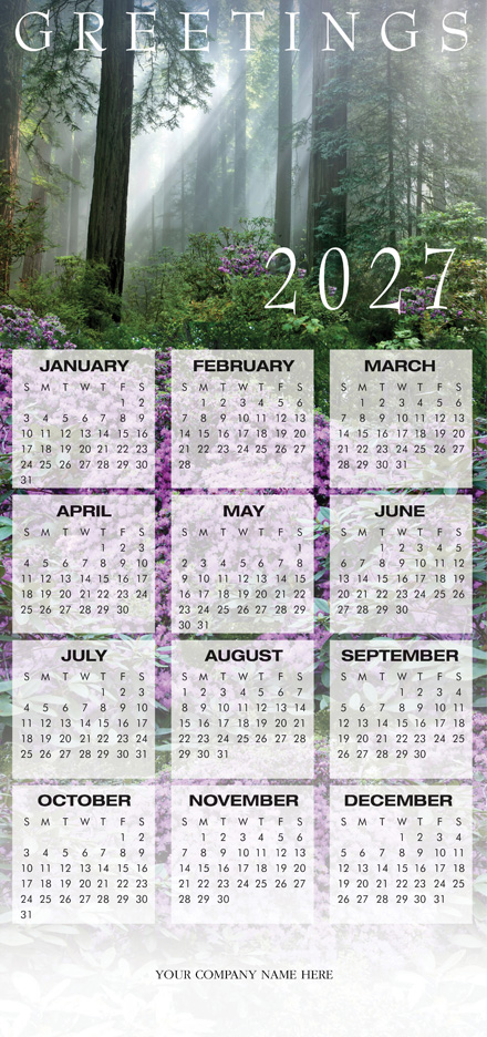 Great Beauty Calendar Cards